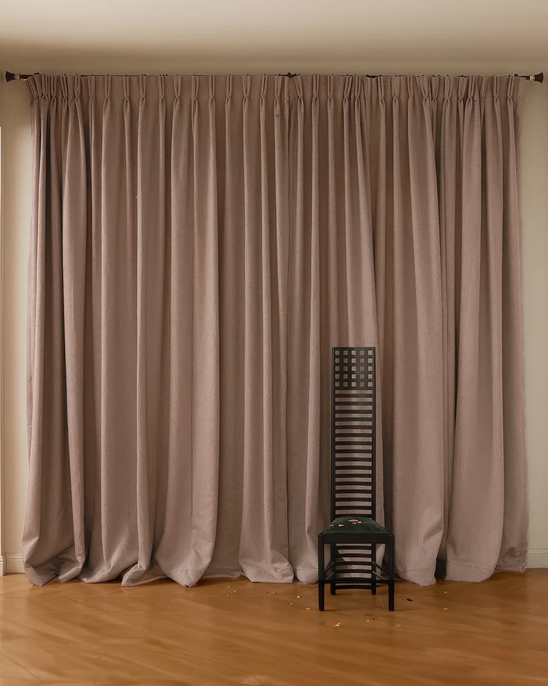 Aspen Wool Blend Sweater Soft Textured Custom Curtain