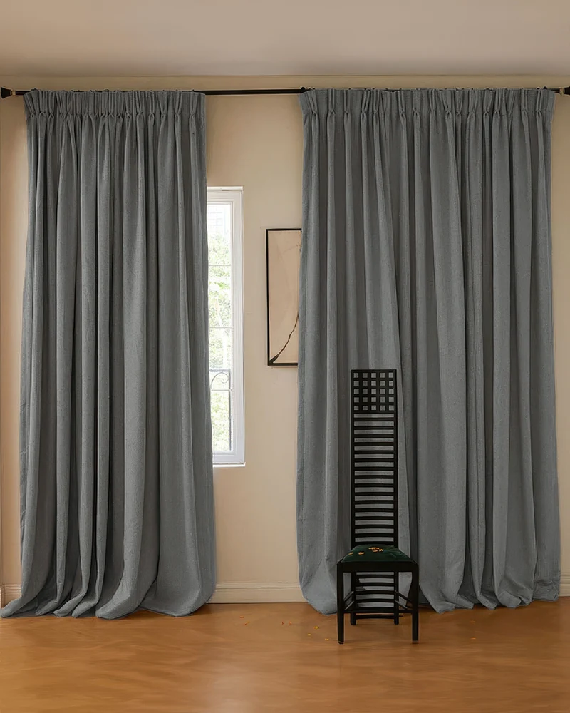 Aspen Wool Blend Sweater Soft Textured Custom Curtain