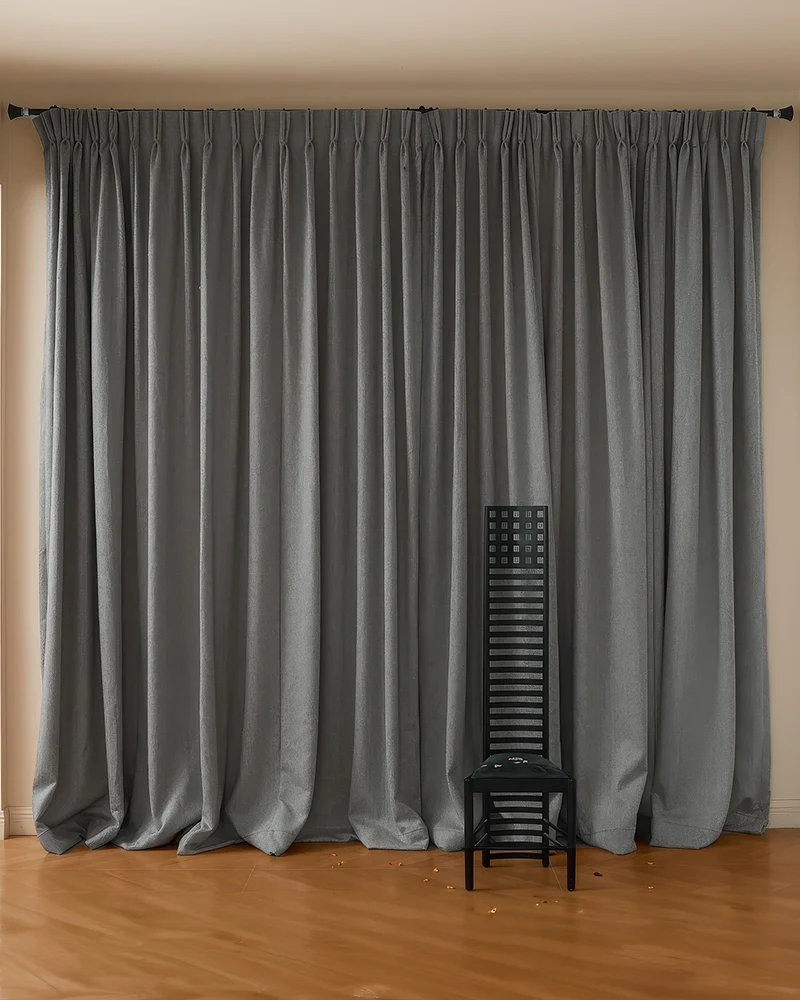 Aspen Wool Blend Sweater Soft Textured Custom Curtain