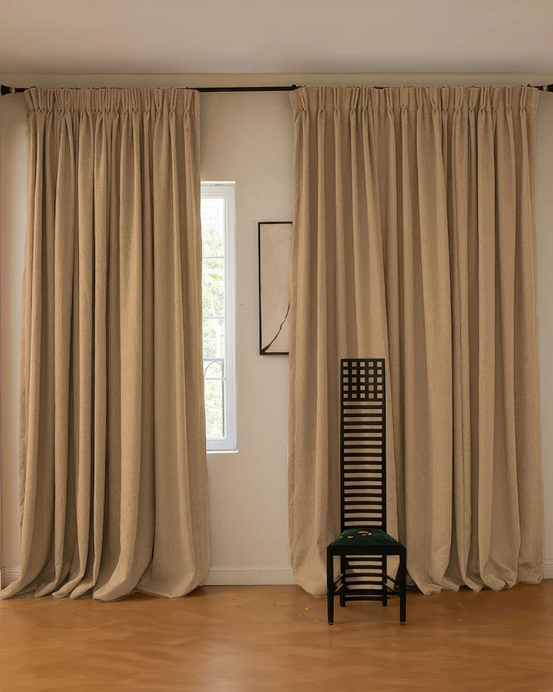 Aspen Wool Blend Sweater Soft Textured Custom Curtain