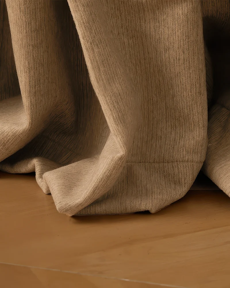 Aspen Wool Blend Sweater Soft Textured Custom Curtain