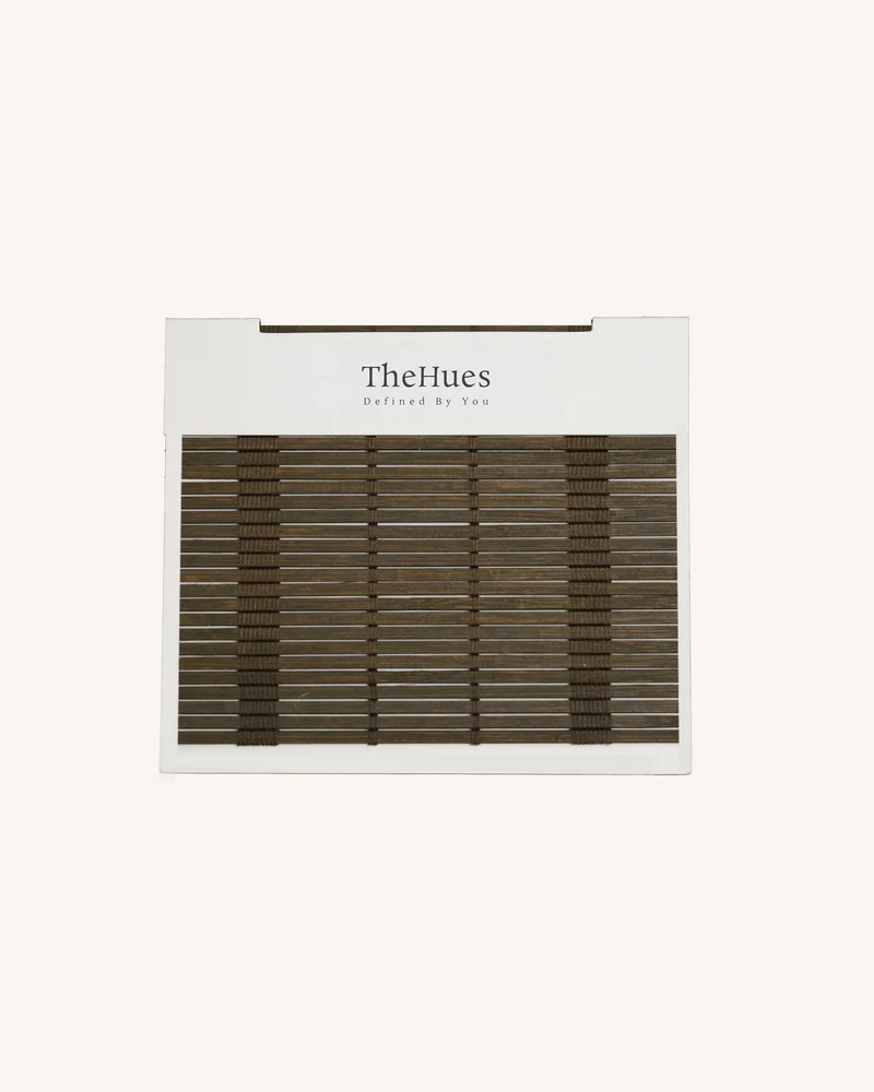 Hana Bamboo Woven Shade Fabric Swatches - Bark