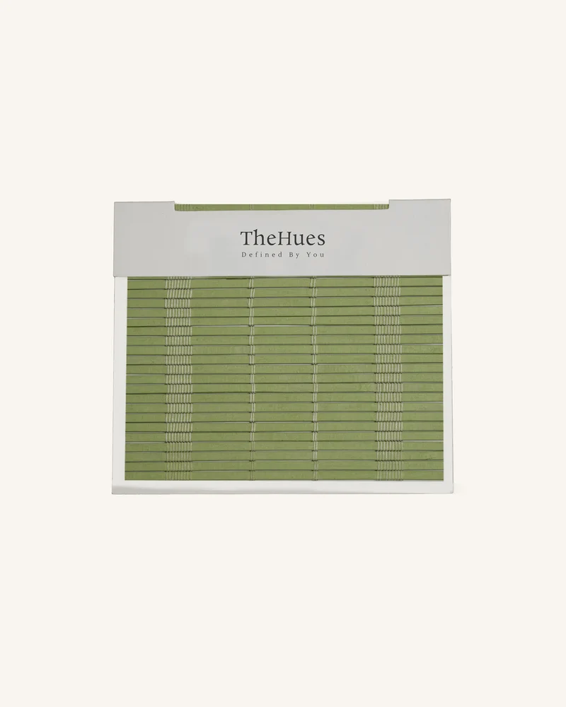 Hana Bamboo Woven Shade Fabric Swatches - Green