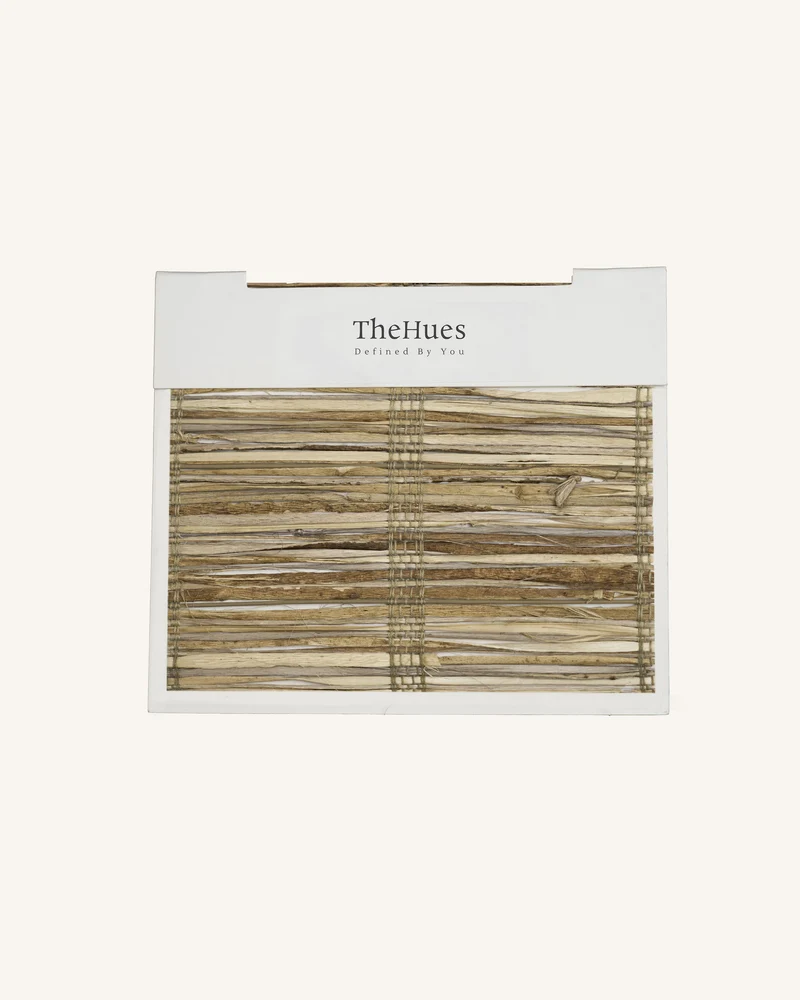 Rumi Jute Woven Shade Fabric Swatches - Straw
