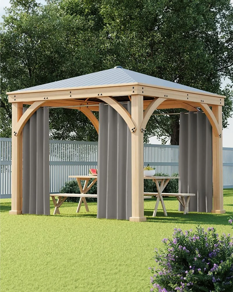 FadeShield Pro™ Fade-Resistant & Waterproof Lightweight Custom Outdoor Curtain