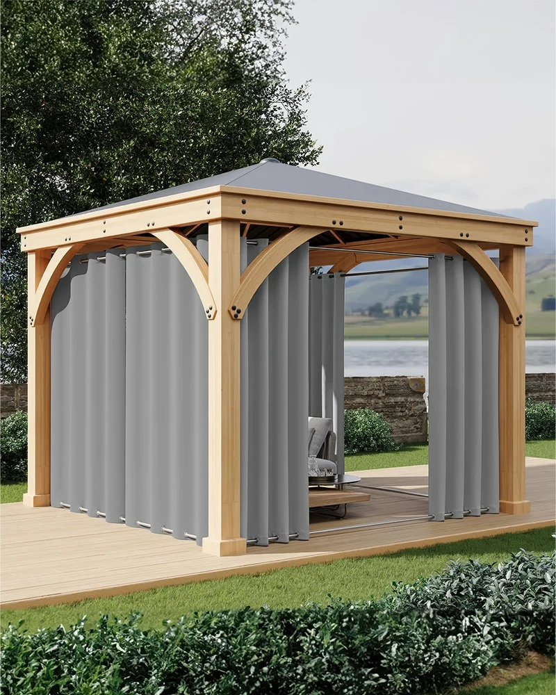 FadeShield Pro™ Fade-Resistant & Waterproof Lightweight Custom Outdoor Curtain