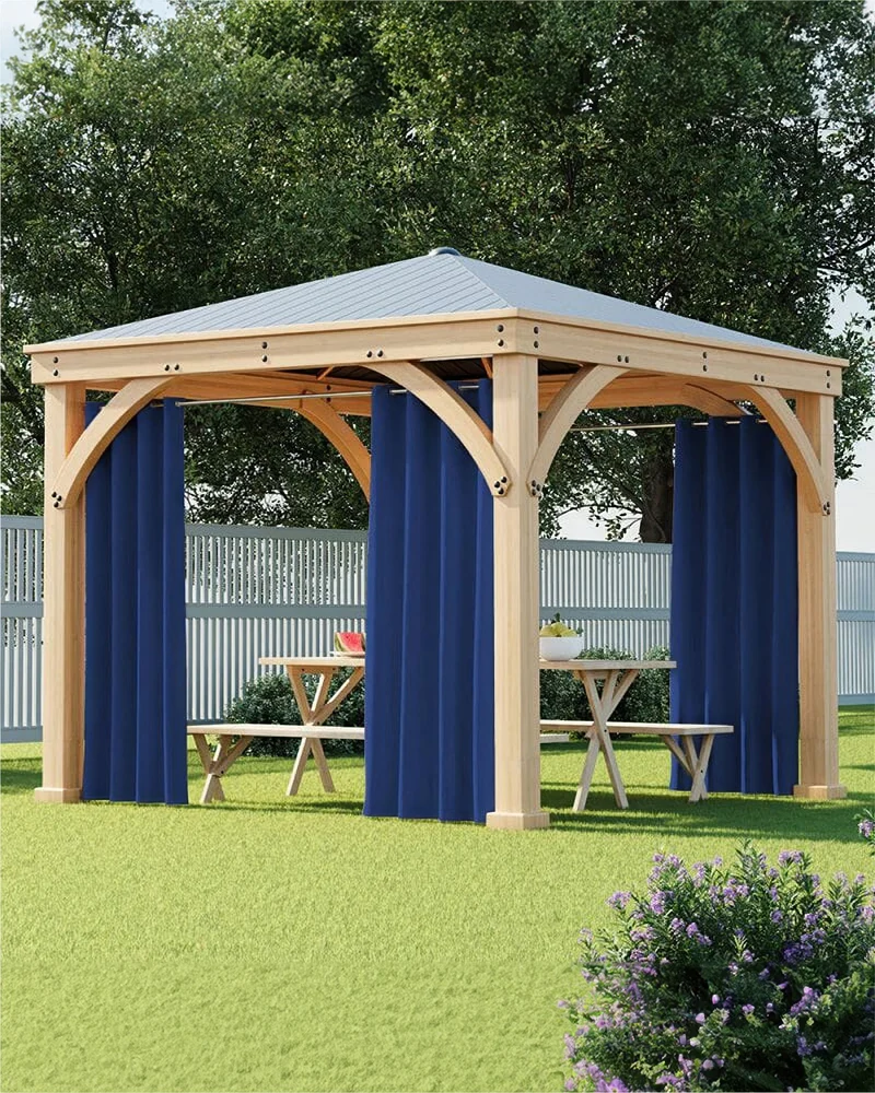 FadeShield Pro™ Fade-Resistant & Waterproof Lightweight Custom Outdoor Curtain