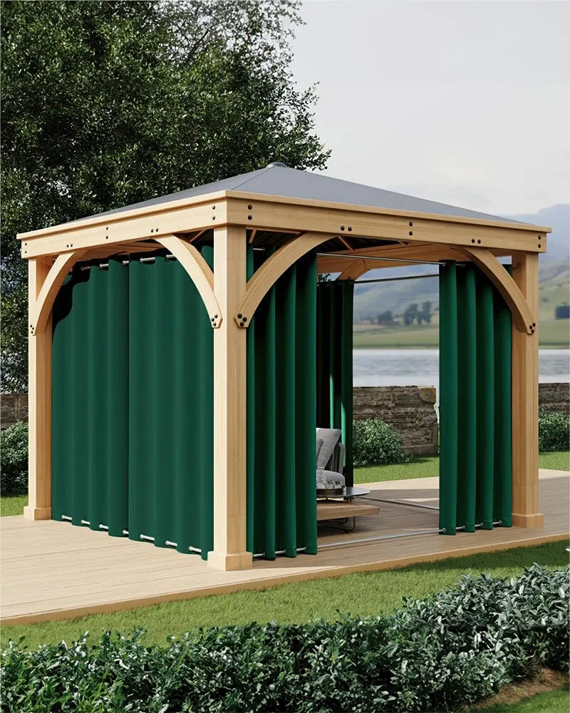 FadeShield Pro™ Fade-Resistant & Waterproof Lightweight Custom Outdoor Curtain