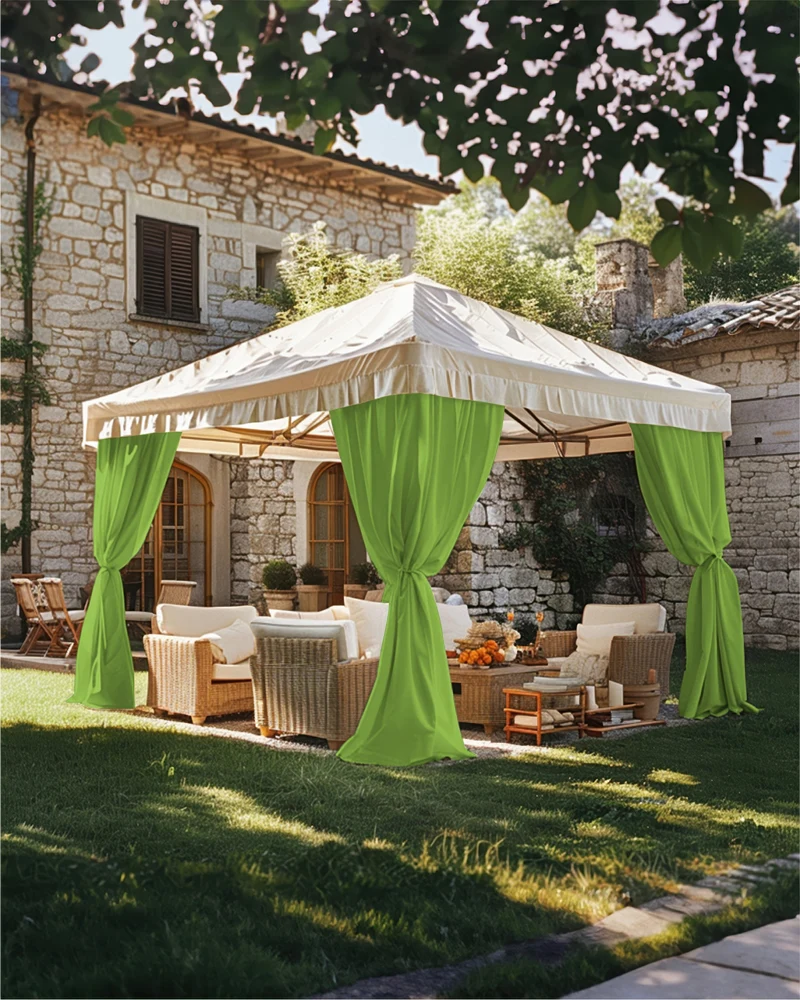 FadeShield Pro™ Fade-Resistant & Waterproof Lightweight Custom Outdoor Curtain