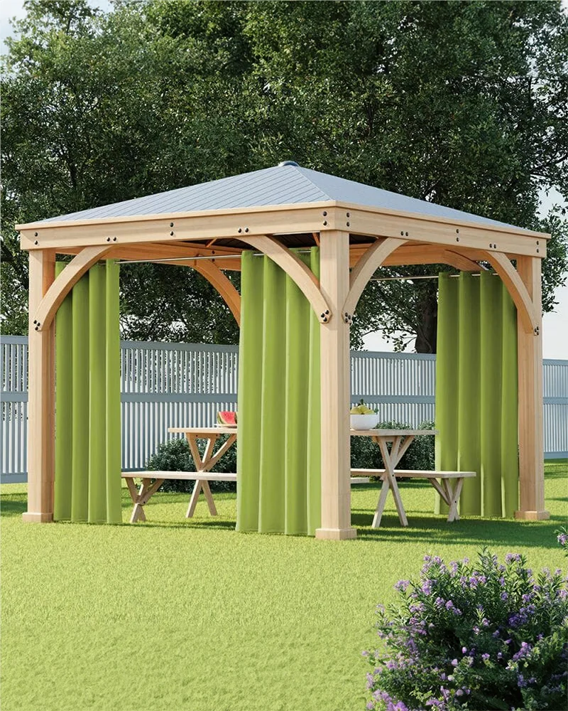 FadeShield Pro™ Fade-Resistant & Waterproof Lightweight Custom Outdoor Curtain