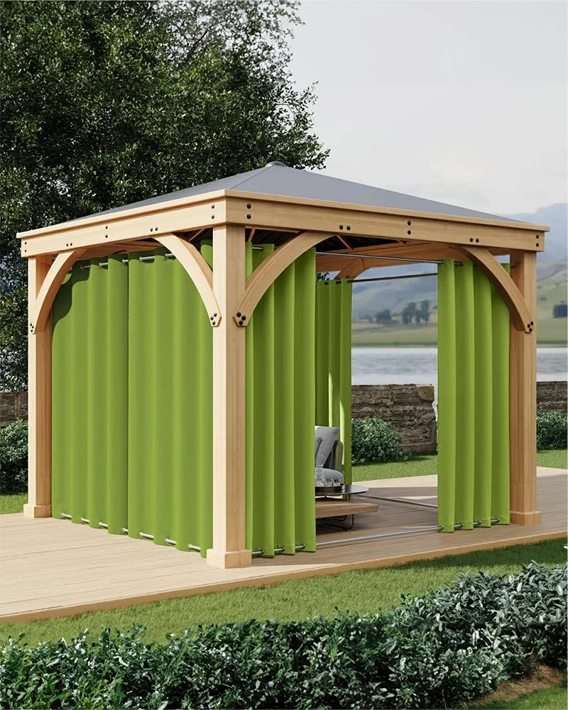 FadeShield Pro™ Fade-Resistant & Waterproof Lightweight Custom Outdoor Curtain