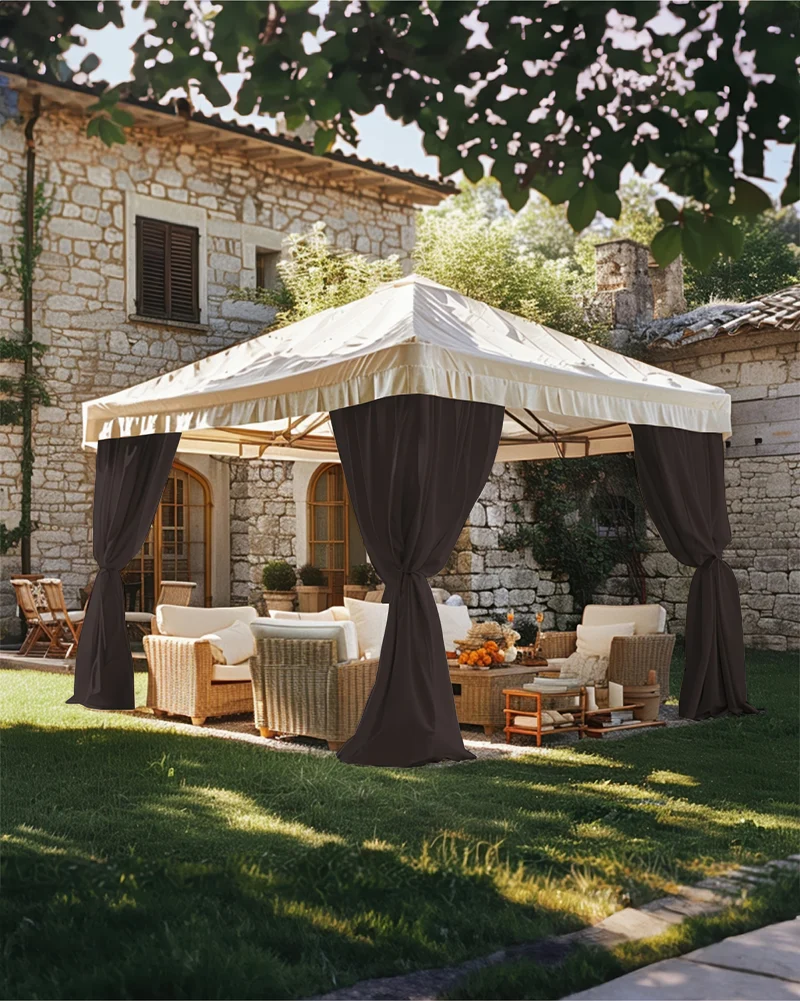 FadeShield Pro™ Fade-Resistant & Waterproof Lightweight Custom Outdoor Curtain