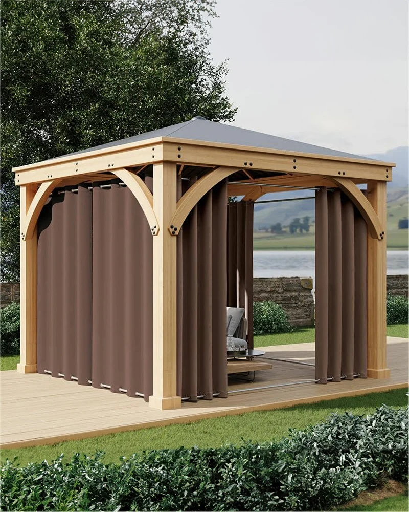 FadeShield Pro™ Fade-Resistant & Waterproof Lightweight Custom Outdoor Curtain