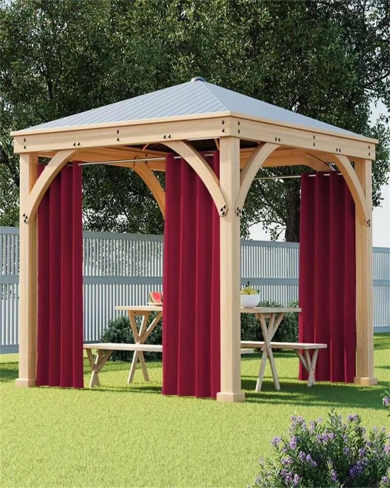 FadeShield Pro™ Fade-Resistant & Waterproof Lightweight Custom Outdoor Curtain