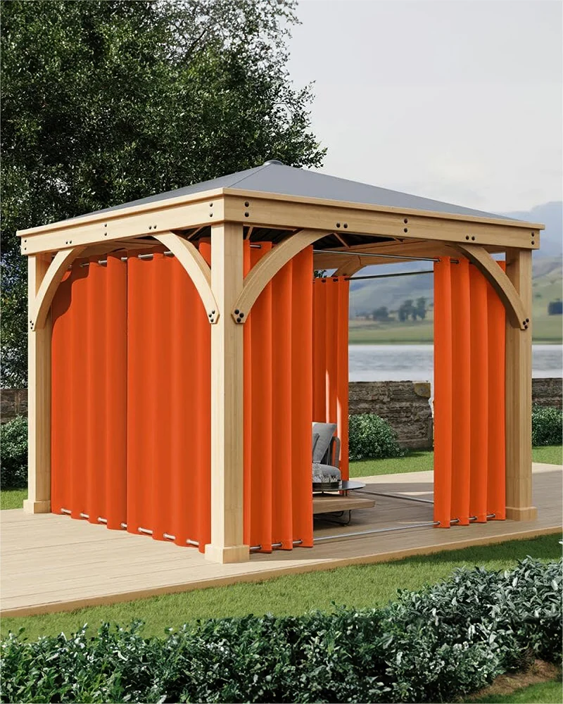 FadeShield Pro™ Fade-Resistant & Waterproof Lightweight Custom Outdoor Curtain