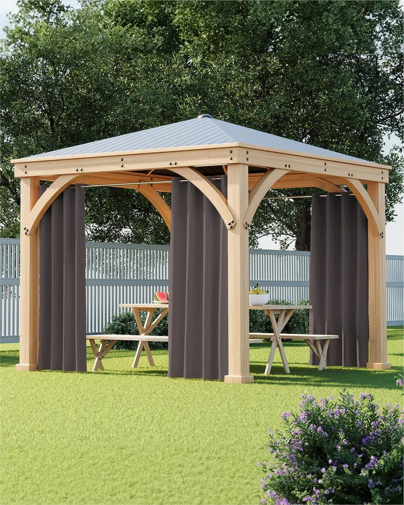 FadeShield Pro™ Fade-Resistant & Waterproof Lightweight Custom Outdoor Curtain