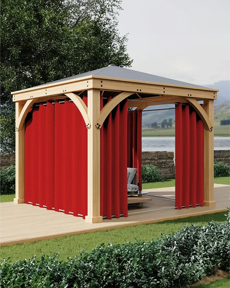 FadeShield Pro™ Fade-Resistant & Waterproof Lightweight Custom Outdoor Curtain