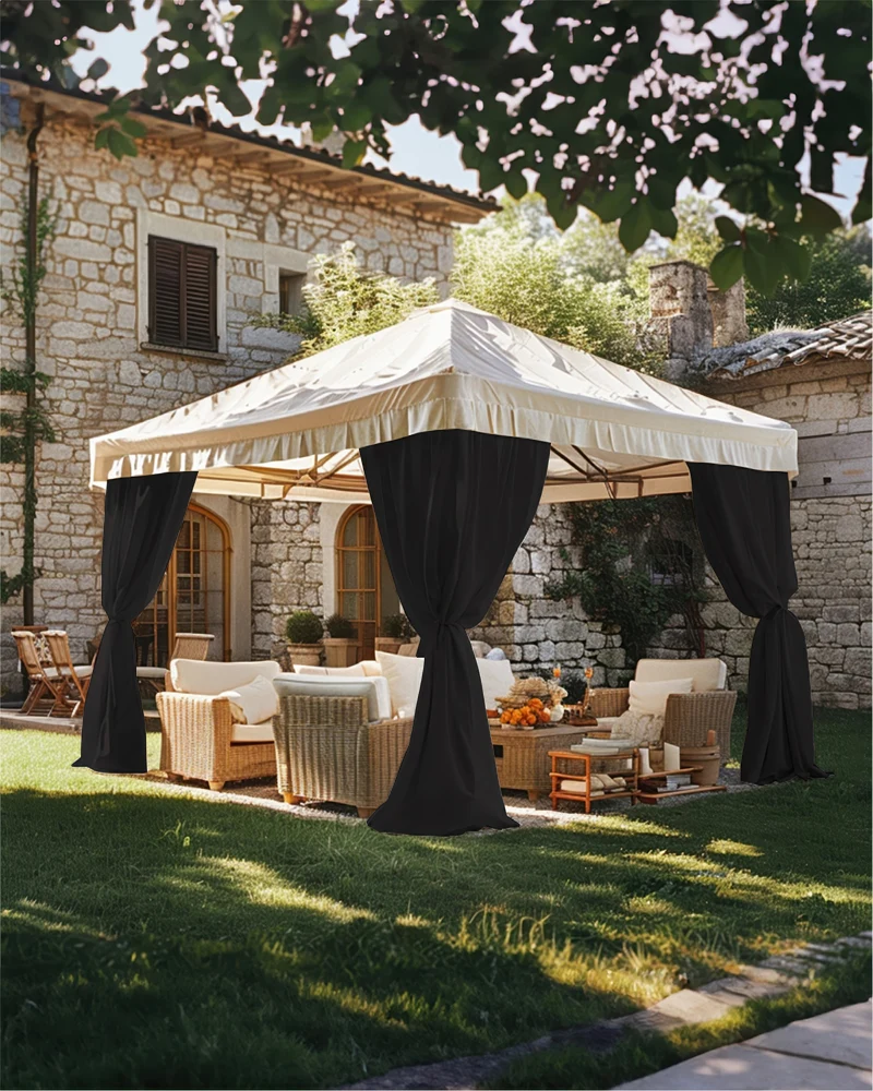 FadeShield Pro™ Fade-Resistant & Waterproof Lightweight Custom Outdoor Curtain