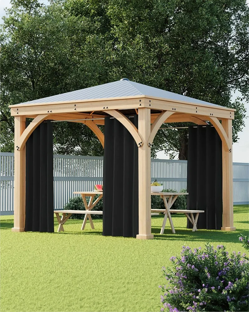 FadeShield Pro™ Fade-Resistant & Waterproof Lightweight Custom Outdoor Curtain