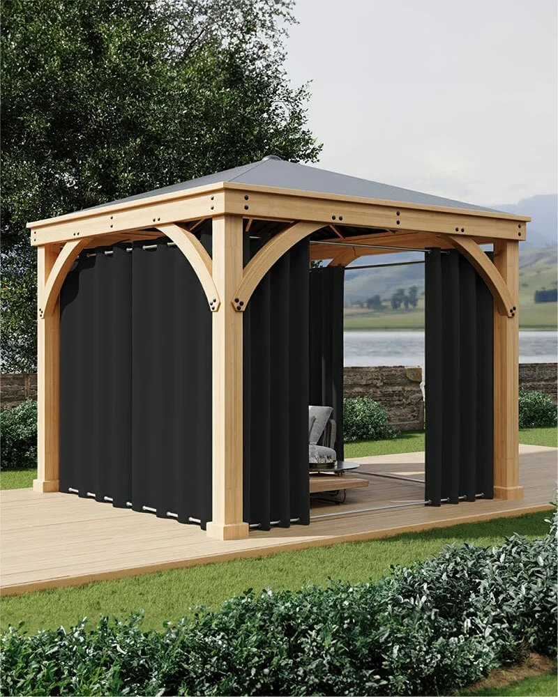 FadeShield Pro™ Fade-Resistant & Waterproof Lightweight Custom Outdoor Curtain