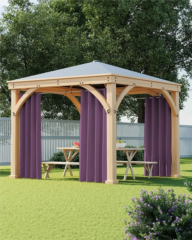 FadeShield Pro™ Fade-Resistant & Waterproof Lightweight Custom Outdoor Curtain