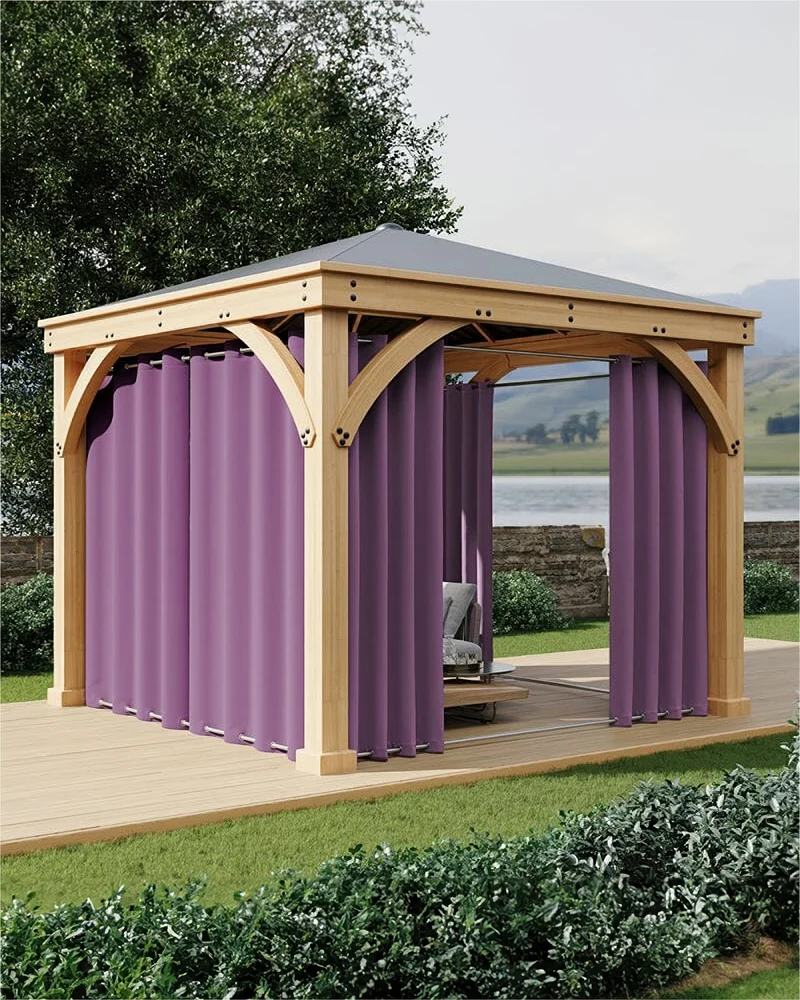 FadeShield Pro™ Fade-Resistant & Waterproof Lightweight Custom Outdoor Curtain