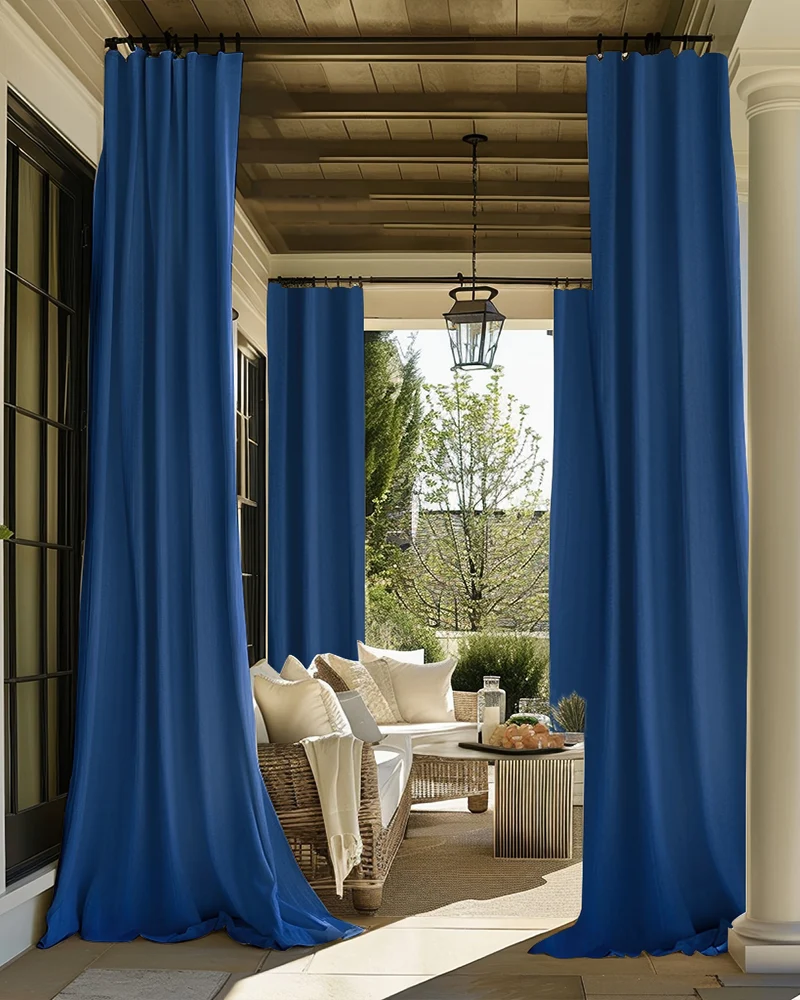 FadeShield Pro™ 4-Layers Blackout Soundproof Anti-Dust Water-Resistant Outdoor Curtain
