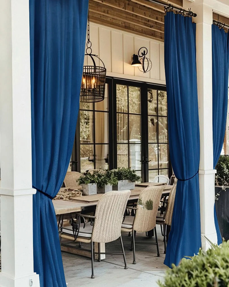 FadeShield Pro™ 4-Layers Blackout Soundproof Anti-Dust Water-Resistant Outdoor Curtain
