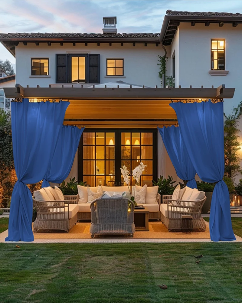 FadeShield Pro™ 4-Layers Blackout Soundproof Anti-Dust Water-Resistant Outdoor Curtain