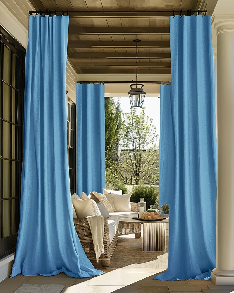 FadeShield Pro™ 4-Layers Blackout Soundproof Anti-Dust Water-Resistant Outdoor Curtain