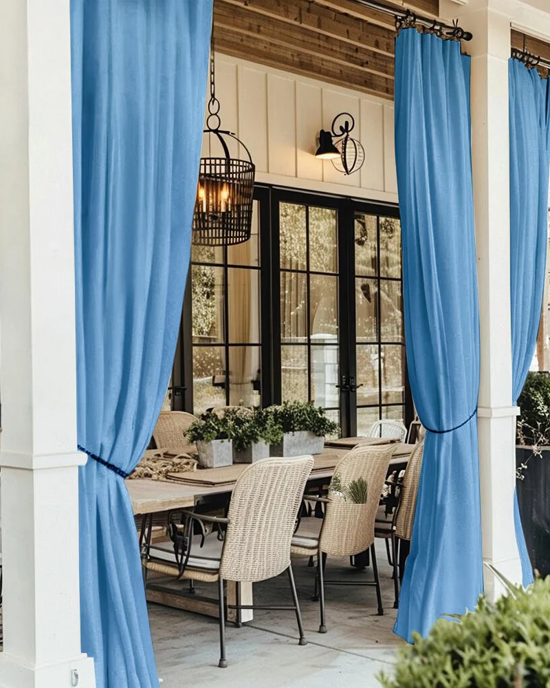 FadeShield Pro™ 4-Layers Blackout Soundproof Anti-Dust Water-Resistant Outdoor Curtain