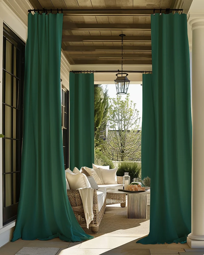 FadeShield Pro™ 4-Layers Blackout Soundproof Anti-Dust Water-Resistant Outdoor Curtain