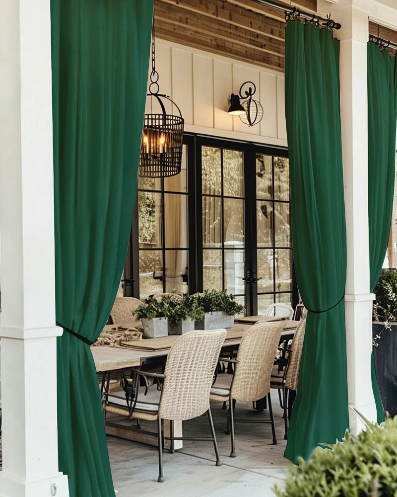 FadeShield Pro™ 4-Layers Blackout Soundproof Anti-Dust Water-Resistant Outdoor Curtain