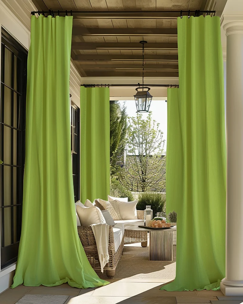 FadeShield Pro™ 4-Layers Blackout Soundproof Anti-Dust Water-Resistant Outdoor Curtain