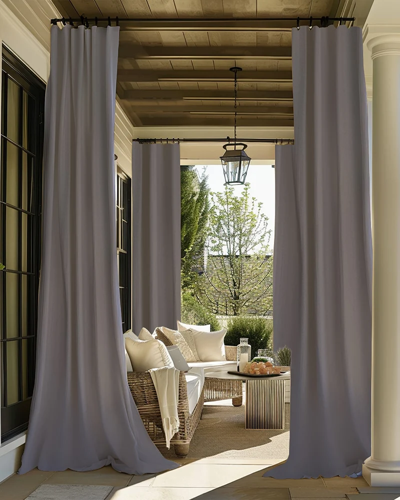 FadeShield Pro™ 4-Layers Blackout Soundproof Anti-Dust Water-Resistant Outdoor Curtain