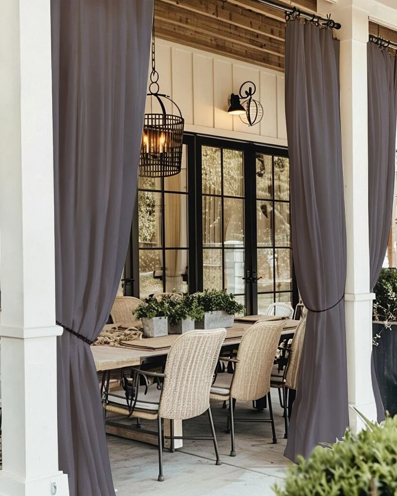 FadeShield Pro™ 4-Layers Blackout Soundproof Anti-Dust Water-Resistant Outdoor Curtain