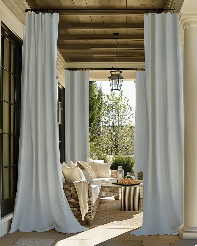 FadeShield Pro™ 4-Layers Blackout Soundproof Anti-Dust Water-Resistant Outdoor Curtain