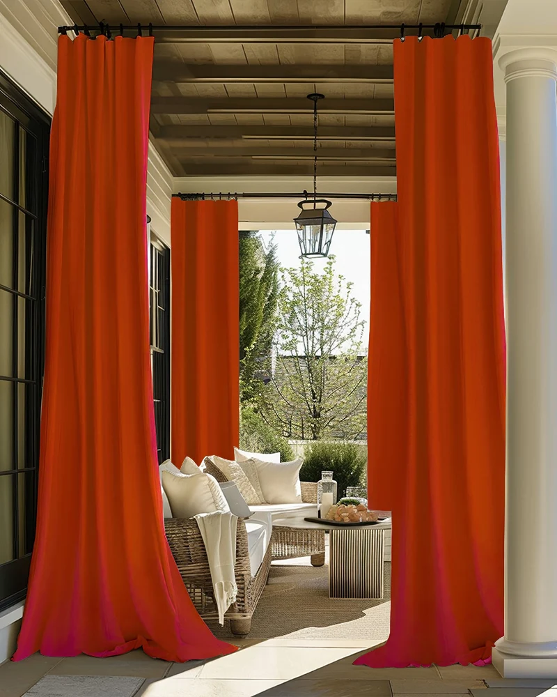 FadeShield Pro™ 4-Layers Blackout Soundproof Anti-Dust Water-Resistant Outdoor Curtain