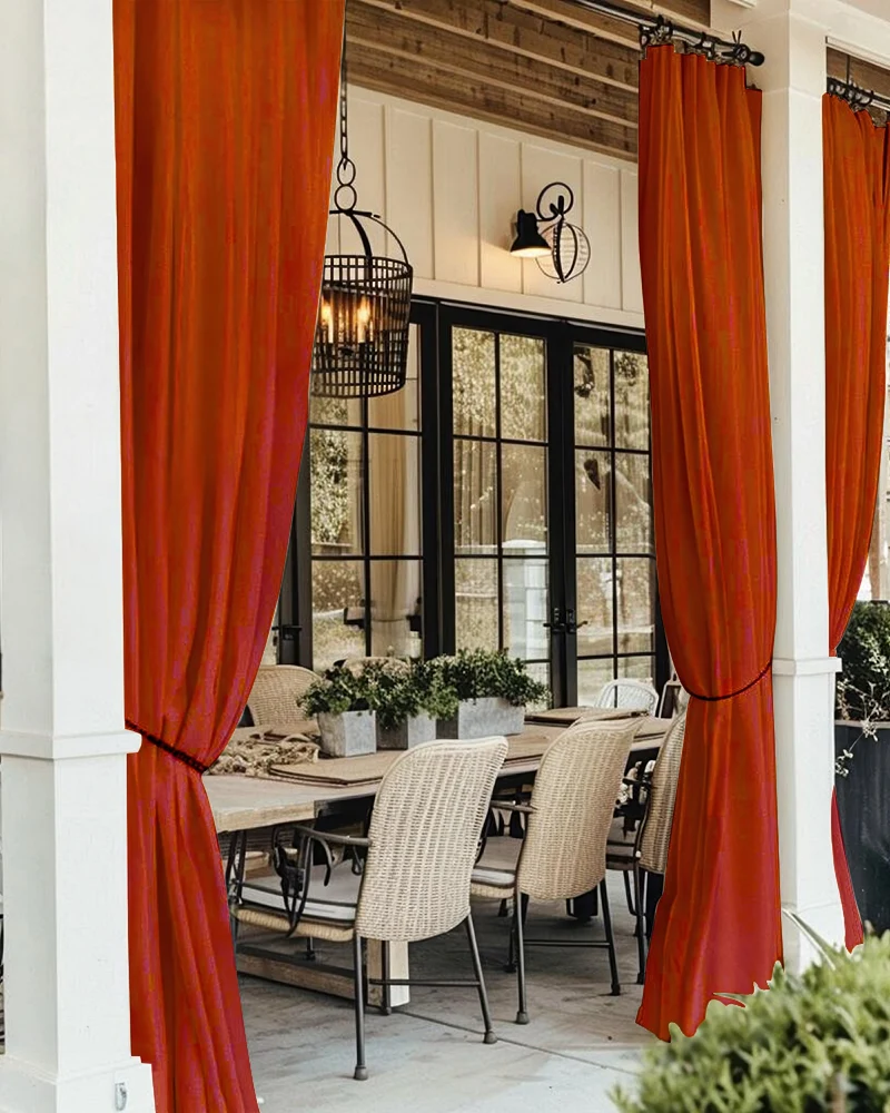 FadeShield Pro™ 4-Layers Blackout Soundproof Anti-Dust Water-Resistant Outdoor Curtain