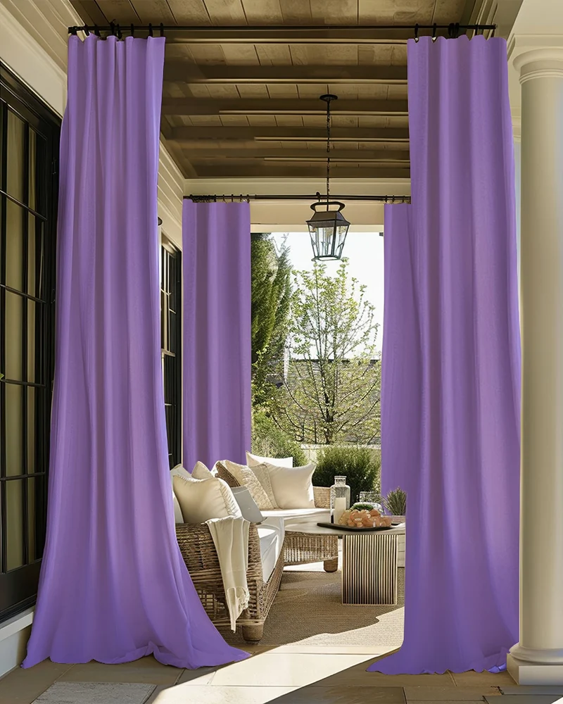 FadeShield Pro™ 4-Layers Blackout Soundproof Anti-Dust Water-Resistant Outdoor Curtain