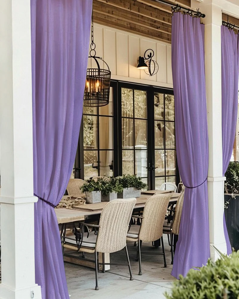 FadeShield Pro™ 4-Layers Blackout Soundproof Anti-Dust Water-Resistant Outdoor Curtain