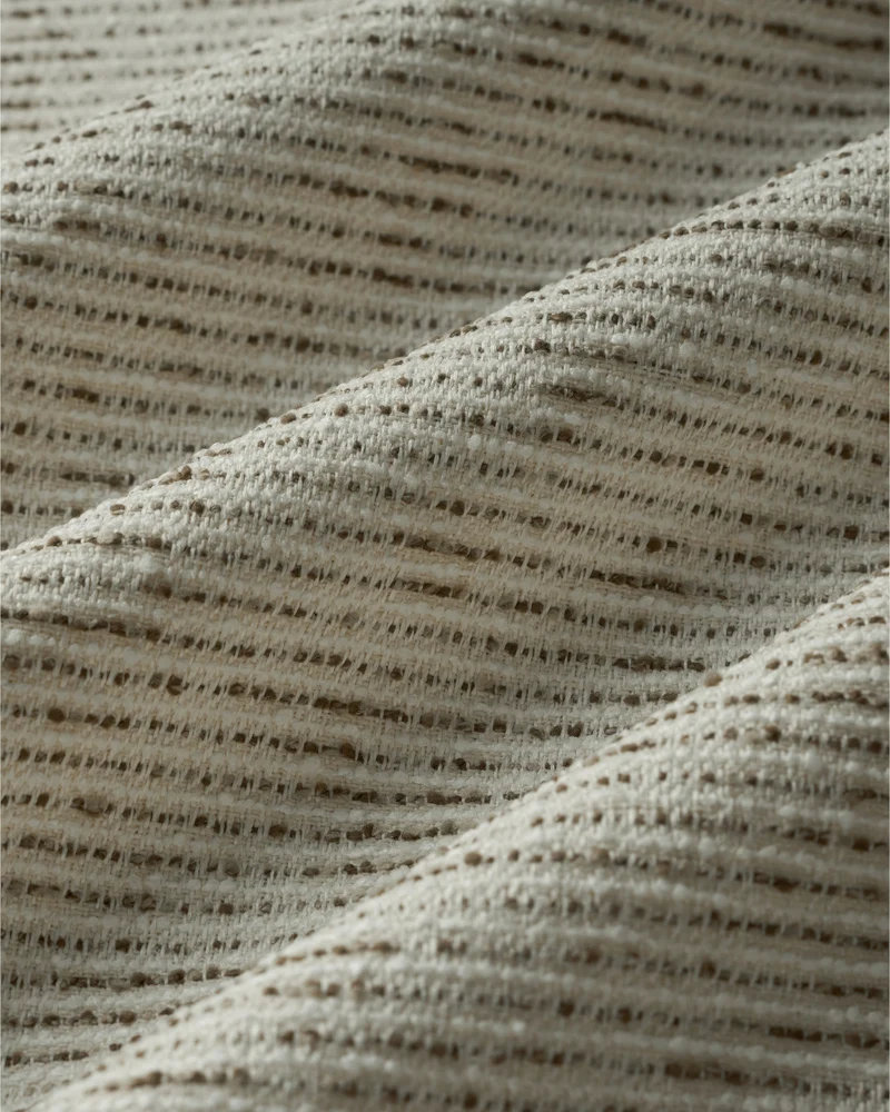 Liwa Linen Blend Patterned Custom Curtain