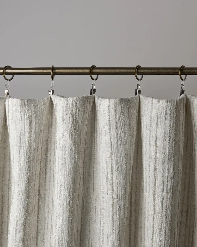 Sahara Linen Blend Patterned Custom Curtain