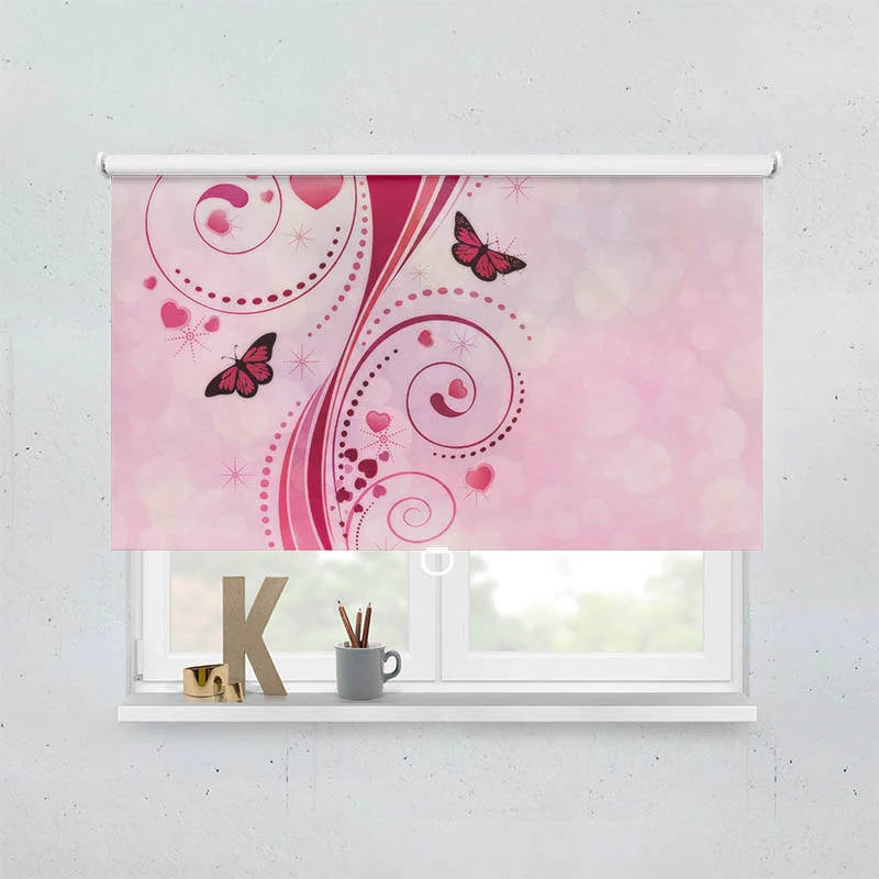 Springrollo Motiv "Schmetterlinge Grafik"