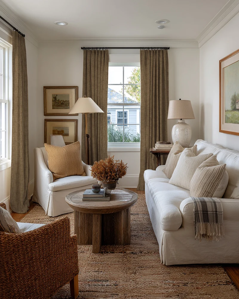 Kensington 100% Blackout OEKO Linen Look Smooth Lightweight Custom Curtain