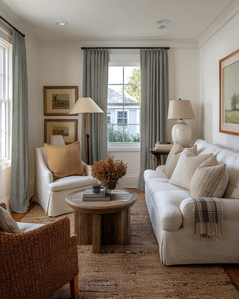 Kensington 100% Blackout OEKO Linen Look Smooth Lightweight Custom Curtain