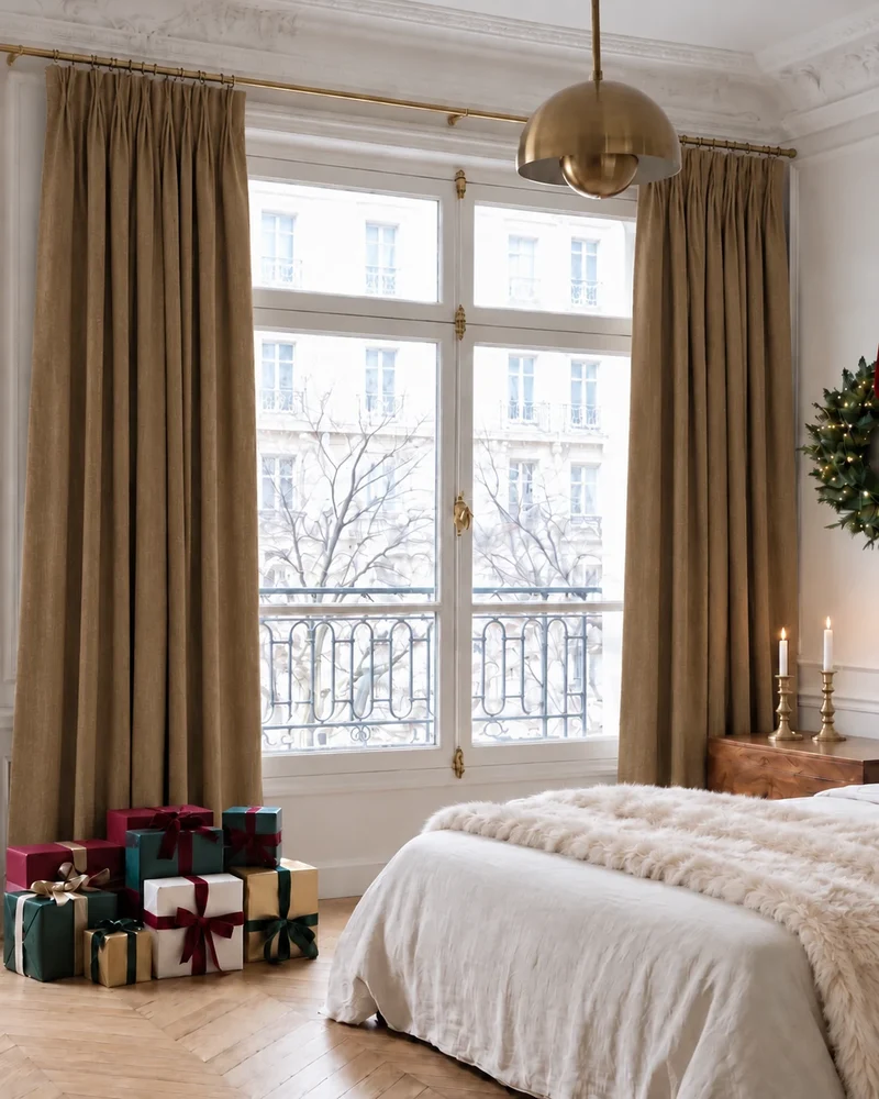 Kensington 100% Blackout OEKO Linen Look Smooth Lightweight Custom Curtain