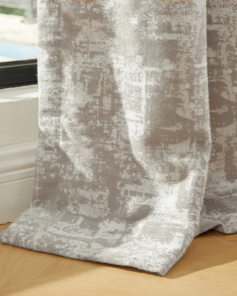 Mist 4 Layers Patterned Heavyweight Soundproof Thermal 100% Blackout Anti-Dust Custom Curtain