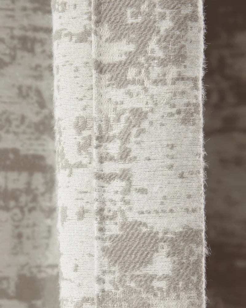 Mist 4 Layers Patterned Heavyweight Soundproof Thermal 100% Blackout Anti-Dust Custom Curtain