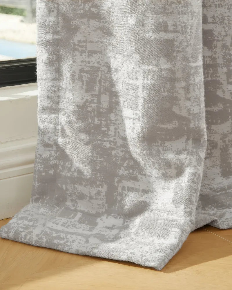 Mist 4 Layers Patterned Heavyweight Soundproof Thermal 100% Blackout Anti-Dust Custom Curtain